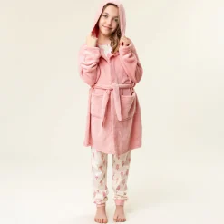 Solid Bathrobe 2-14y