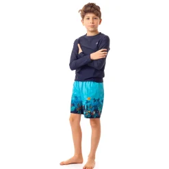 Solid Long Sleeves UV Rashguard 7-10y
