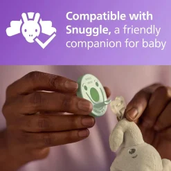 Soothie Pacifier Yellow Cyan (2)