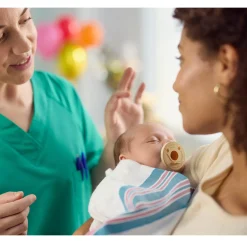 Soothie Pacifier Yellow Cyan (2)