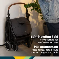 Spark Plus Compact Auto-Fold Stroller - Mineral Graphite