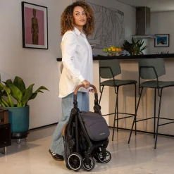 Spark Plus Compact Auto-Fold Stroller - Mineral Graphite