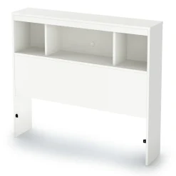 Spark Twin Bookcase Headboard - Pure White