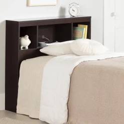 Spark Twin Bookcase Headboard - Chocolate