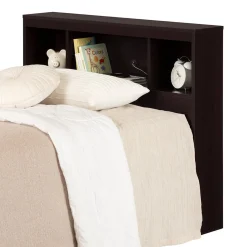 Spark Twin Bookcase Headboard - Chocolate