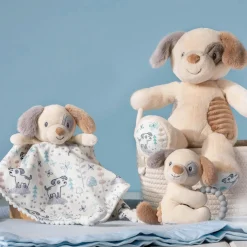 Sparky Puppy Character Blanket – 13×13″