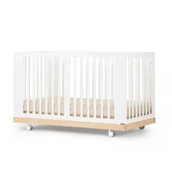 Spirit 8-In-1 Convertible Crib - White/Natural