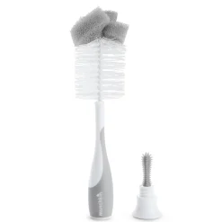 Sponge Bottle Brush Set - Grey