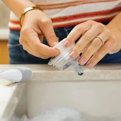 Sponge Bottle Brush Set - Grey