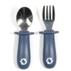 Spoon & Fork Set- Blueberry