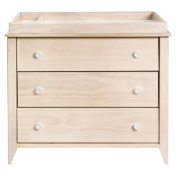 Sprout 3-Drawer Changer Dresser - Washed Natural / White