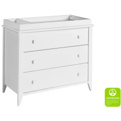 Sprout 3-Drawer Changer Dresser - White