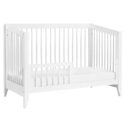 Sprout 4-in-1 Convertible Crib withToddler Bed Conversion Kit - White