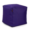 Square Ottoman and Footrest - Purple Violette