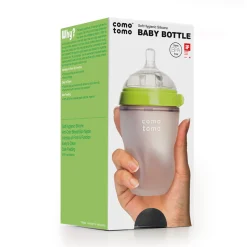 Squeezable Natural Flowing Bottle 8oz - Green