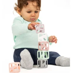 Stack N Chew Mini Cubes - Pastel