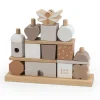 Stacking Blocks House - Nougat