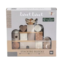Stacking Blocks House - Nougat
