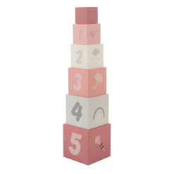 Stacking Blocks Numbers - Pink