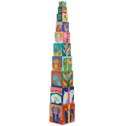 Stacking Cubes - Wild animals