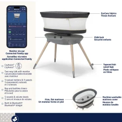 Starling Smart Bassinet - Onyx Heritage