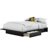 Step One Double Platform Bed - Pure Black