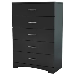 Step One 5-Drawer Chest - Pure Black