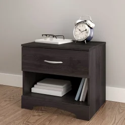 Step One 1-Drawer Nightstand - Gray Oak