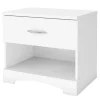 Step One 1-Drawer Nightstand - Pure White