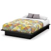 Step One Queen Platform Bed - Pure Black