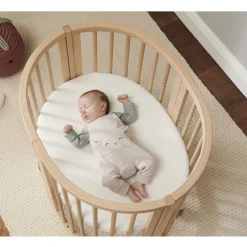 Stokke® Sleepi™ Mini​ Crib Bundle with Mattress​ V3 - Natural