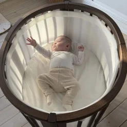 Stokke® Sleepi™ Mini​ Crib Bundle with Mattress​ V3 - Warm Brown