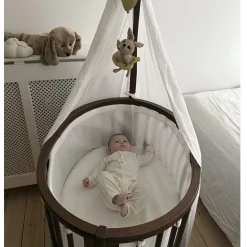 Stokke® Sleepi™ Mini​ Crib Bundle with Mattress​ V3 - Warm Brown
