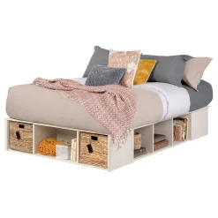 Storage Bed with Baskets - Avilla Winter Oak