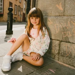 Straw Hat Flowers Short 7-10