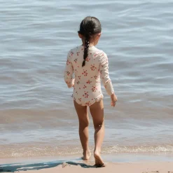 Strawberries Long Sleeve UV Swimsuit2-6y
