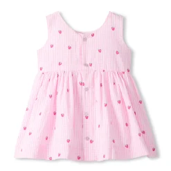 Strawberry Vichy Dress 6-24m