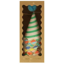 Stripe Party Hats (8)