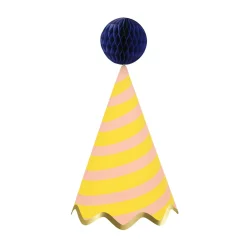 Stripe Party Hats (8)