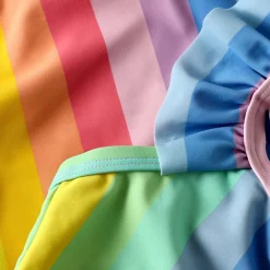 Stripe Uv Swimsuit 2-8