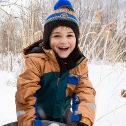 Striped Knit Hat 2-14