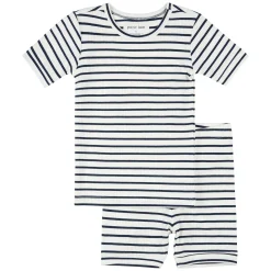 Striped Ribbed Pajamas 2-7