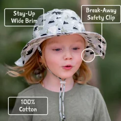 Striped UV Cotton Hat 0-24m