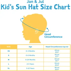 Striped UV Cotton Hat 0-24m