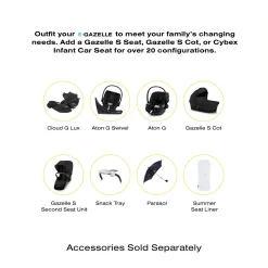 Stroller eGazelle S - Ocean Blue