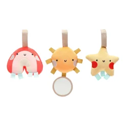 Stroller Toy Set of 3 - Star, Sun, Rainbow