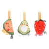 Stroller Toy Set of 3 - Watermelon, Avocado, Strawberry