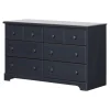 Summer Breeze 6-Drawer Double Dresser - Blueberry