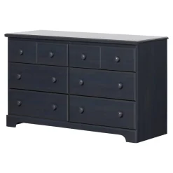 Summer Breeze 6-Drawer Double Dresser - Blueberry