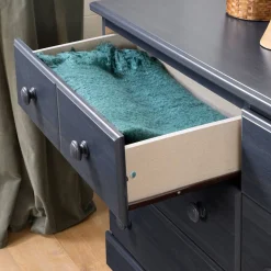 Summer Breeze 6-Drawer Double Dresser - Blueberry